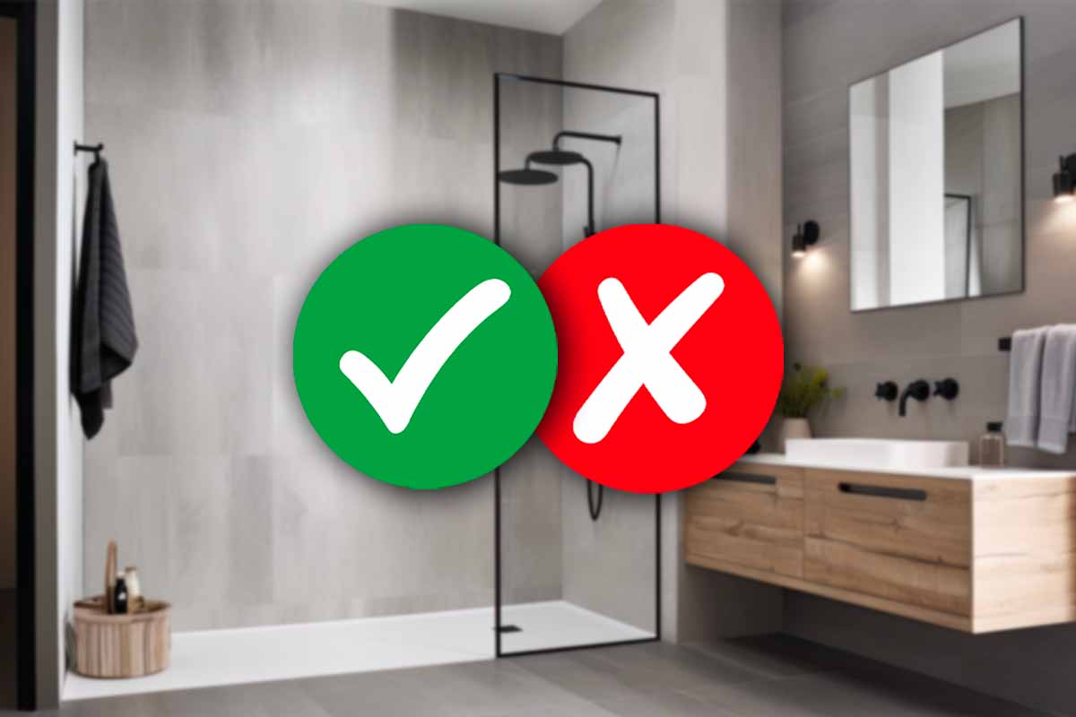 Pro e contro doccia walk-in