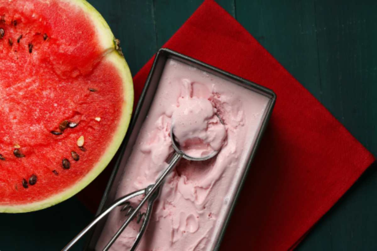 Gelato all'anguria ricetta
